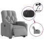 Sillón eléctrico reclinable elevable de tela gris claro de , Sillones - Ref: Foro24-3204734, Precio: 326,03 €, Descuento: %