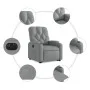Elektrisch anhebbarer Liegestuhl aus hellgrauem Stoff von , Sessel - Ref: Foro24-3204734, Preis: 326,03 €, Rabatt: %