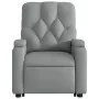 Sillón eléctrico reclinable elevable de tela gris claro de , Sillones - Ref: Foro24-3204734, Precio: 326,03 €, Descuento: %