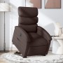 Sillón eléctrico reclinable elevable de tela marrón oscuro de , Sillones - Ref: Foro24-3204007, Precio: 299,54 €, Descuento: %