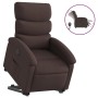 Sillón eléctrico reclinable elevable de tela marrón oscuro de , Sillones - Ref: Foro24-3204007, Precio: 299,54 €, Descuento: %