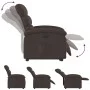 Sillón eléctrico reclinable elevable de tela marrón oscuro de , Sillones - Ref: Foro24-3204007, Precio: 325,03 €, Descuento: %