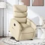 Sillón eléctrico reclinable elevable de tela color crema de , Sillones - Ref: Foro24-3204011, Precio: 325,54 €, Descuento: %