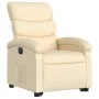 Sillón eléctrico reclinable elevable de tela color crema de , Sillones - Ref: Foro24-3204011, Precio: 325,54 €, Descuento: %