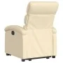 Sillón eléctrico reclinable elevable de tela color crema de , Sillones - Ref: Foro24-3204011, Precio: 325,54 €, Descuento: %