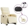 Sillón eléctrico reclinable elevable de tela color crema de , Sillones - Ref: Foro24-3204011, Precio: 325,54 €, Descuento: %
