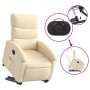 Sillón eléctrico reclinable elevable de tela color crema de , Sillones - Ref: Foro24-3204011, Precio: 300,48 €, Descuento: %
