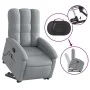 Sillón de masaje eléctrico reclinable elevable tela gris claro de , Sillones - Ref: Foro24-3204128, Precio: 387,48 €, Descuen...