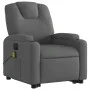Sillón de masaje eléctrico reclinable elevable tela gris oscuro de , Sillones - Ref: Foro24-3204405, Precio: 356,90 €, Descue...