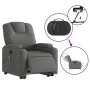 Sillón de masaje eléctrico reclinable elevable tela gris oscuro de , Sillones - Ref: Foro24-3204405, Precio: 356,90 €, Descue...