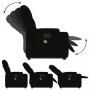 Sillón de masaje eléctrico reclinable elevable tela negro de , Sillones - Ref: Foro24-3204748, Precio: 353,63 €, Descuento: %