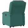 Sillón masaje eléctrico reclinable elevable tela verde oscuro de , Sillones - Ref: Foro24-3204206, Precio: 320,40 €, Descuent...