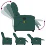 Sillón masaje eléctrico reclinable elevable tela verde oscuro de , Sillones - Ref: Foro24-3204206, Precio: 341,96 €, Descuent...