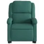 Sillón masaje eléctrico reclinable elevable tela verde oscuro de , Sillones - Ref: Foro24-3204206, Precio: 341,96 €, Descuent...