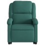 Sillón masaje eléctrico reclinable elevable tela verde oscuro de , Sillones - Ref: Foro24-3204206, Precio: 320,40 €, Descuent...
