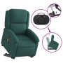 Sillón masaje eléctrico reclinable elevable tela verde oscuro de , Sillones - Ref: Foro24-3204206, Precio: 320,40 €, Descuent...