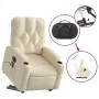 Sillón de masaje eléctrico reclinable elevable tela crema de , Sillones - Ref: Foro24-3204755, Precio: 356,65 €, Descuento: %