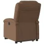 Anhebbarer, elektrisch verstellbarer Massagesessel aus braunem Stoff von , Sessel - Ref: Foro24-3204204, Preis: 378,89 €, Rab...