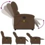 Anhebbarer, elektrisch verstellbarer Massagesessel aus braunem Stoff von , Sessel - Ref: Foro24-3204204, Preis: 378,89 €, Rab...