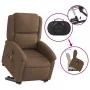 Anhebbarer, elektrisch verstellbarer Massagesessel aus braunem Stoff von , Sessel - Ref: Foro24-3204204, Preis: 378,89 €, Rab...