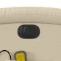 Sillón de masaje eléctrico reclinable elevable tela crema de , Sillones - Ref: Foro24-3204137, Precio: 340,75 €, Descuento: %