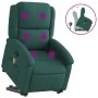 Silla de masaje reclinable de pie de tela verde oscura de , Sillones - Ref: Foro24-3204182, Precio: 291,21 €, Descuento: %
