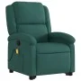 Silla de masaje reclinable de pie de tela verde oscura de , Sillones - Ref: Foro24-3204182, Precio: 291,21 €, Descuento: %