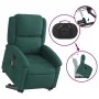 Silla de masaje reclinable de pie de tela verde oscura de , Sillones - Ref: Foro24-3204182, Precio: 291,21 €, Descuento: %