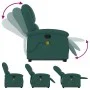 Silla de masaje reclinable de pie de tela verde oscura de , Sillones - Ref: Foro24-3204182, Precio: 291,21 €, Descuento: %