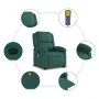 Silla de masaje reclinable de pie de tela verde oscura de , Sillones - Ref: Foro24-3204182, Precio: 291,21 €, Descuento: %