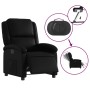 Sillón reclinable eléctrico de cuero sintético negro de , Sillones - Ref: Foro24-3204212, Precio: 277,86 €, Descuento: %