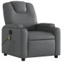 Grauer elektrisch verstellbarer Massagesessel aus Kunstleder von , Sessel - Ref: Foro24-3204426, Preis: 288,33 €, Rabatt: %