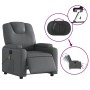 Sillón de masaje reclinable eléctrico cuero sintético gris de , Sillones - Ref: Foro24-3204426, Precio: 282,80 €, Descuento: %