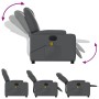 Sillón de masaje reclinable eléctrico cuero sintético gris de , Sillones - Ref: Foro24-3204426, Precio: 282,80 €, Descuento: %