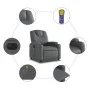 Grauer elektrisch verstellbarer Massagesessel aus Kunstleder von , Sessel - Ref: Foro24-3204426, Preis: 288,33 €, Rabatt: %
