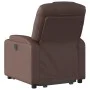 Hochklappbarer Liegesessel aus braunem Kunstleder von , Sessel - Ref: Foro24-3204432, Preis: 285,71 €, Rabatt: %