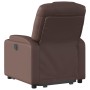 Sillón reclinable elevable cuero sintético marrón de , Sillones - Ref: Foro24-3204432, Precio: 267,28 €, Descuento: %