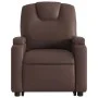 Hochklappbarer Liegesessel aus braunem Kunstleder von , Sessel - Ref: Foro24-3204432, Preis: 285,71 €, Rabatt: %