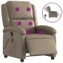 Sillón reclinable de masaje eléctrico cuero sintético capuchino de , Sillones - Ref: Foro24-3204225, Precio: 263,95 €, Descue...