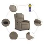 Sillón reclinable de masaje eléctrico cuero sintético capuchino de , Sillones - Ref: Foro24-3204225, Precio: 263,95 €, Descue...