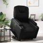Sillón reclinable elevable cuero artificial negro de , Sillones - Ref: Foro24-3204430, Precio: 302,32 €, Descuento: %
