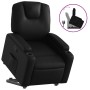 Sillón reclinable elevable cuero artificial negro de , Sillones - Ref: Foro24-3204430, Precio: 302,32 €, Descuento: %