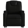 Sillón reclinable elevable cuero artificial negro de , Sillones - Ref: Foro24-3204430, Precio: 332,22 €, Descuento: %