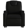 Sillón reclinable elevable cuero artificial negro de , Sillones - Ref: Foro24-3204430, Precio: 302,32 €, Descuento: %