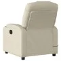 Sillón de masaje reclinable eléctrico cuero sintético crema de , Sillones - Ref: Foro24-3204424, Precio: 282,90 €, Descuento: %