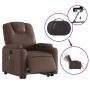 Sillón de masaje elevable eléctrico cuero sintético marrón de , Sillones - Ref: Foro24-3204453, Precio: 376,85 €, Descuento: %