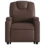 Sillón de masaje elevable eléctrico cuero sintético marrón de , Sillones - Ref: Foro24-3204453, Precio: 405,31 €, Descuento: %
