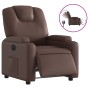Sillón reclinable eléctrico de cuero sintético marrón de , Sillones - Ref: Foro24-3204418, Precio: 244,30 €, Descuento: %