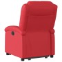 Sillón reclinable elevable cuero artificial rojo de , Sillones - Ref: Foro24-3204231, Precio: 263,34 €, Descuento: %