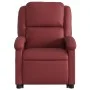 Sillón elevable eléctrico cuero artificial rojo tinto de , Sillones - Ref: Foro24-3204244, Precio: 331,39 €, Descuento: %